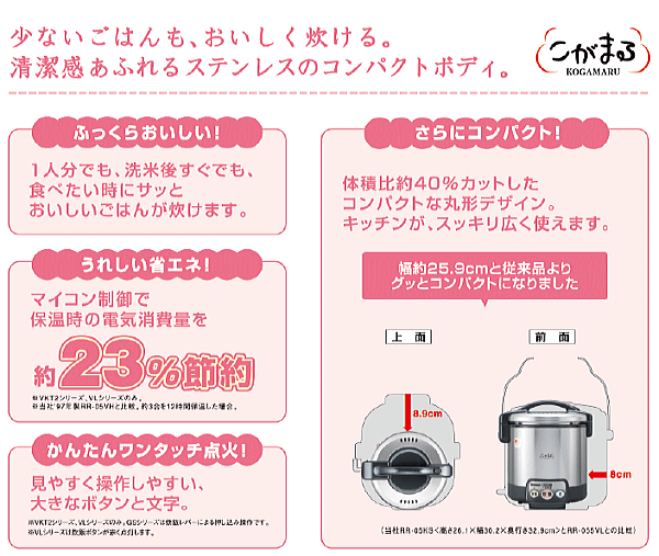 Rinnai ガス炊飯器5